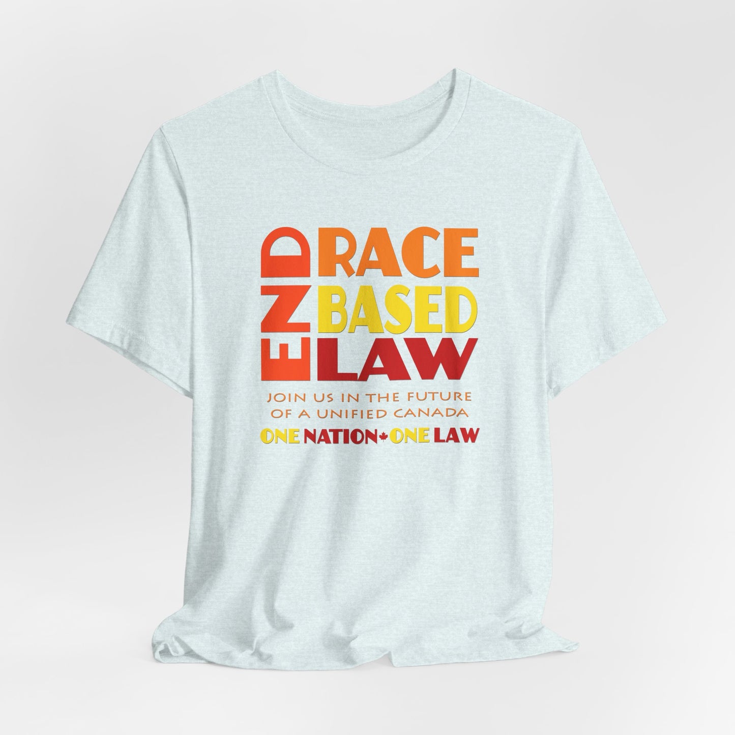 END RACE BASED LAW Canada Sunset T-Shirt Short Sleeve