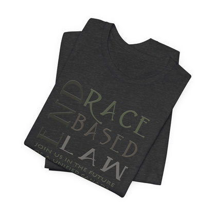 END RACE BASED LAW Canada Slim Grey T-Shirt Short Sleeve