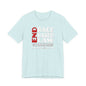 END RACE BASED LAW Canada Red White T-Shirt Short Sleeve