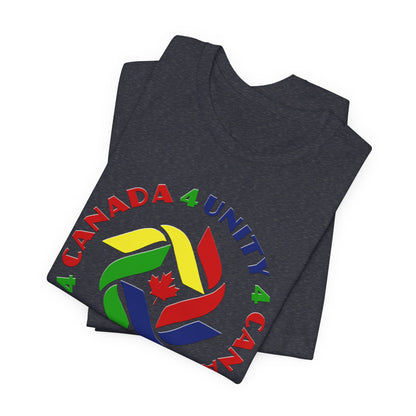 Unity 4 Canada Crayon Colours T-Shirt Short Sleeve