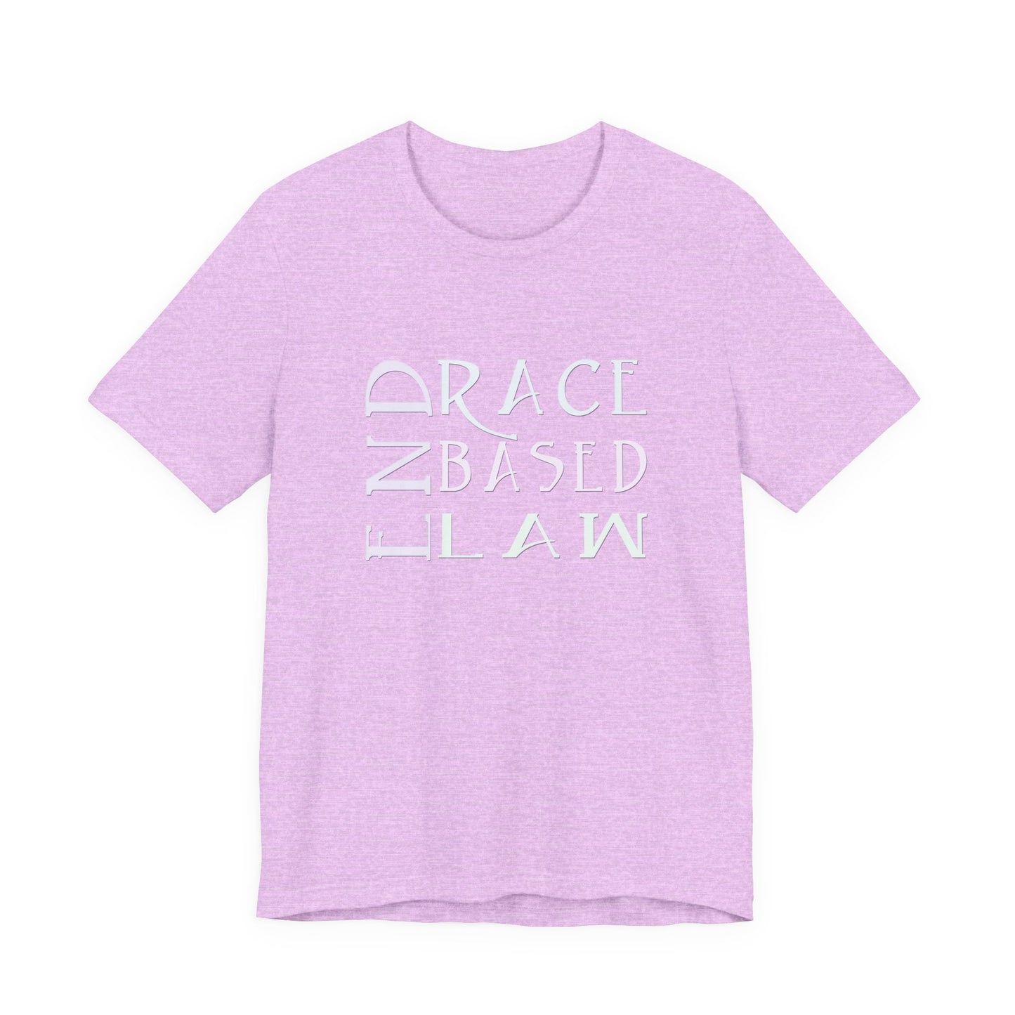 END RACE BASED LAW  Slim Pastel T-Shirt Short Sleeve