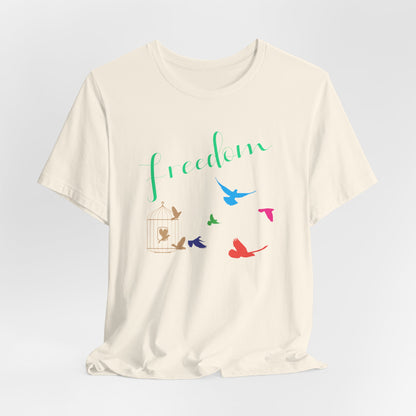 Freedom Birds T‑Shirt Short Sleeve