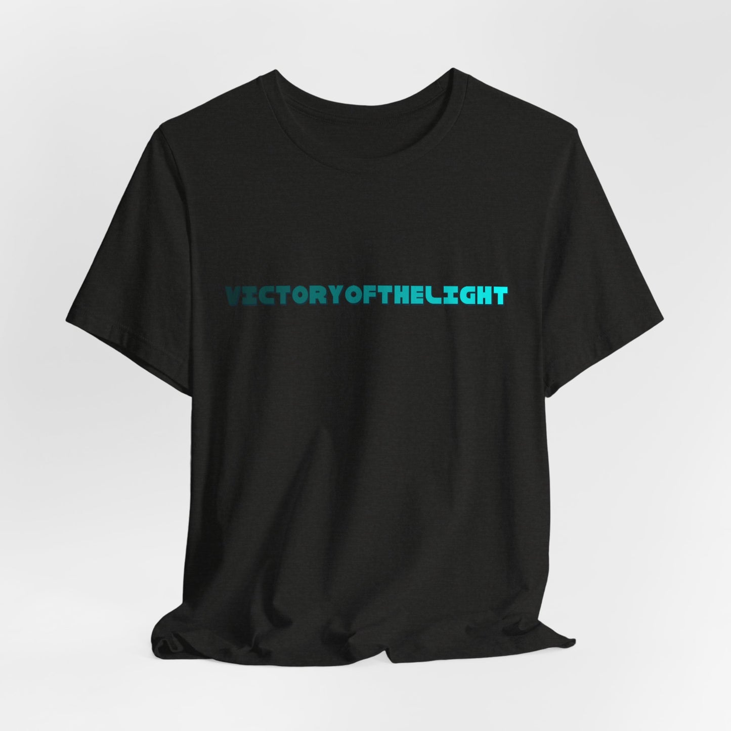 Victory Of The Light  Blue Banner T-Shirt Short Sleeve