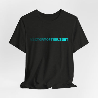 Victory Of The Light  Blue Banner T-Shirt Short Sleeve