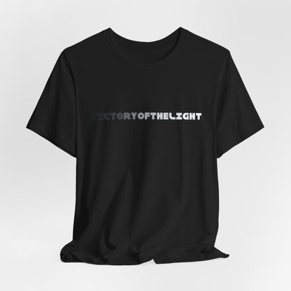 Victory Of The Light Grey Banner T-Shirt Short Sleeve