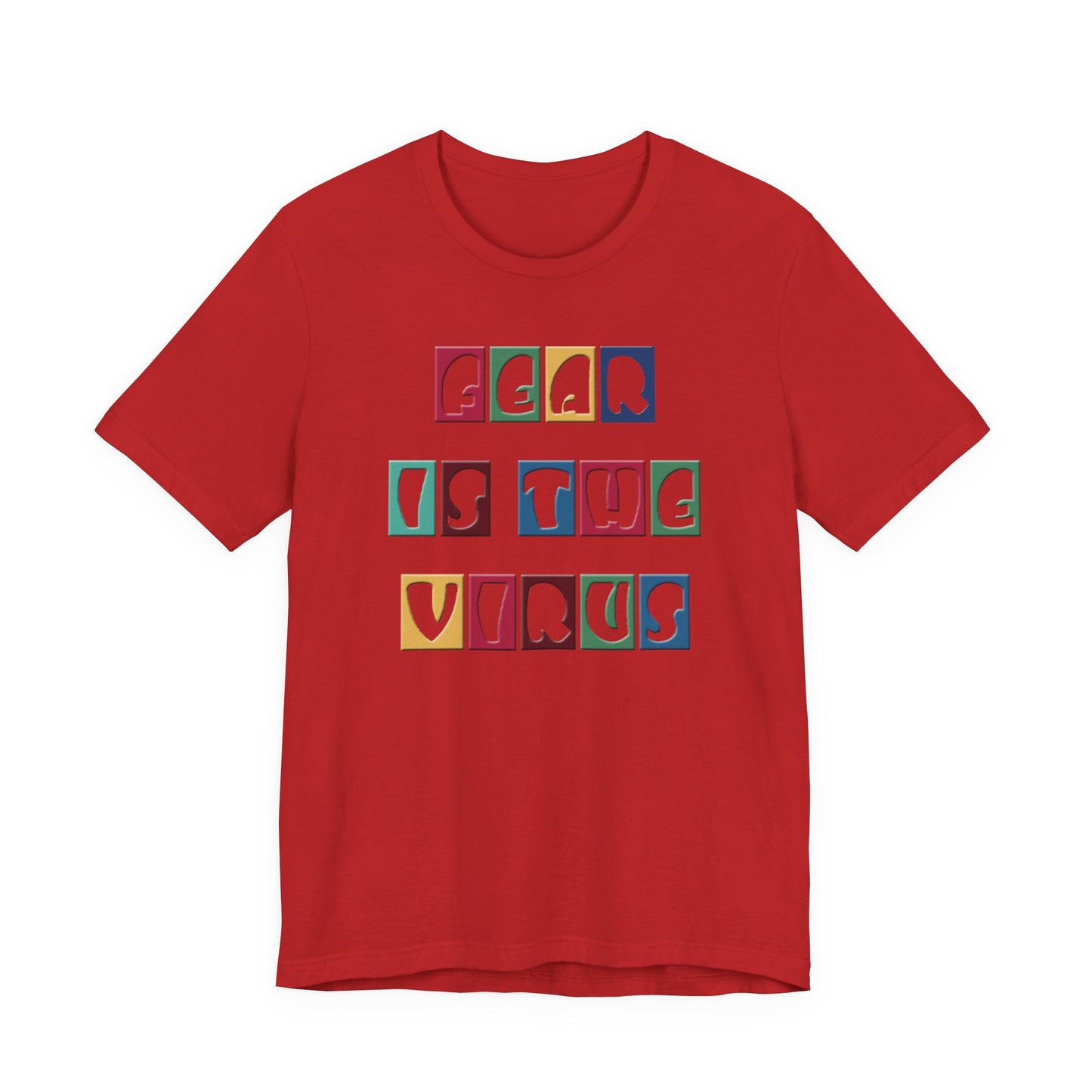 Fear Is The Virus 8 Multi Colour T-Shirt Short Sleeve