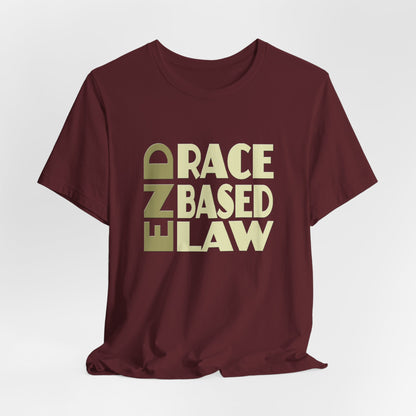 END RACE BASED LAW Beige T-Shirt Short Sleeve
