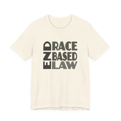 END RACE BASED LAW Grey T-Shirt Short Sleeve
