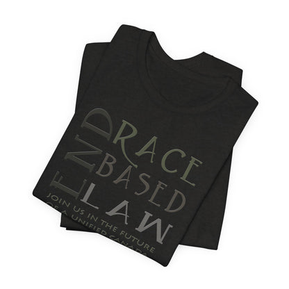 END RACE BASED LAW Canada Slim Grey T-Shirt Short Sleeve