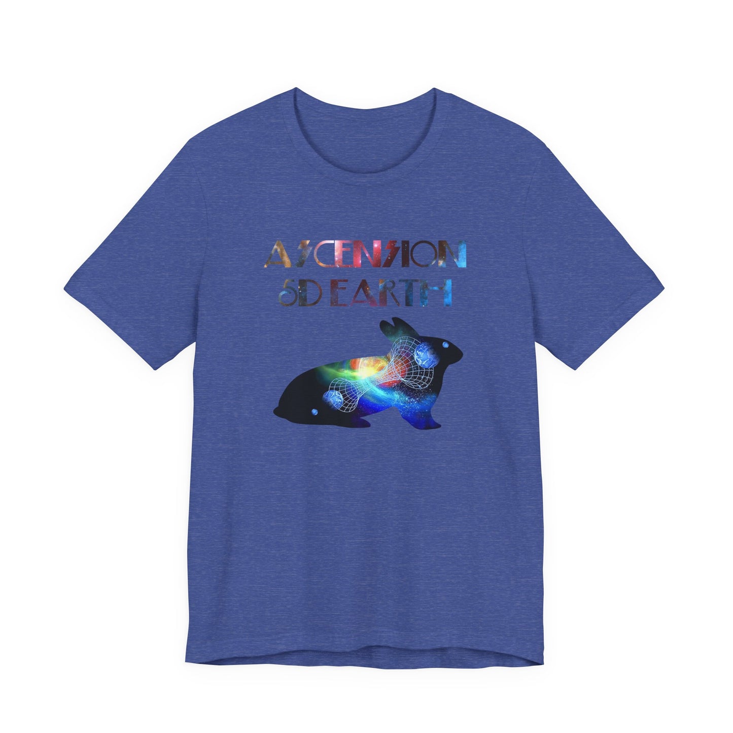 Ascension 5D Earth Rabbit T-Shirt Short Sleeve