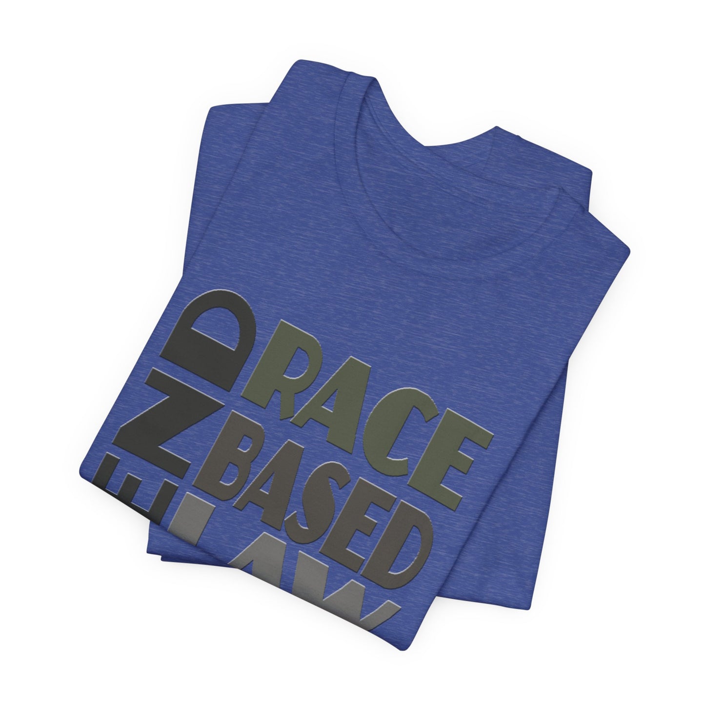 END RACE BASED LAW Grey T-Shirt Short Sleeve