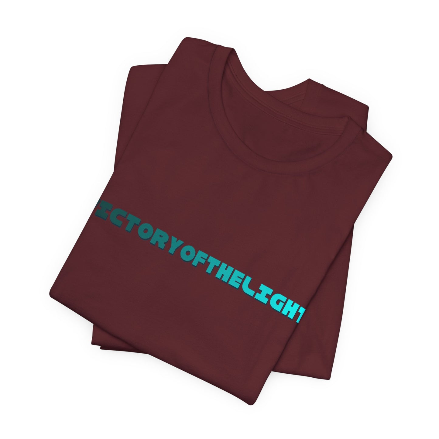 Victory Of The Light  Blue Banner T-Shirt Short Sleeve