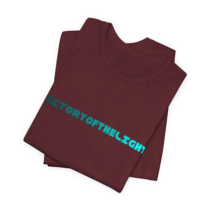 Victory Of The Light  Blue Banner T-Shirt Short Sleeve