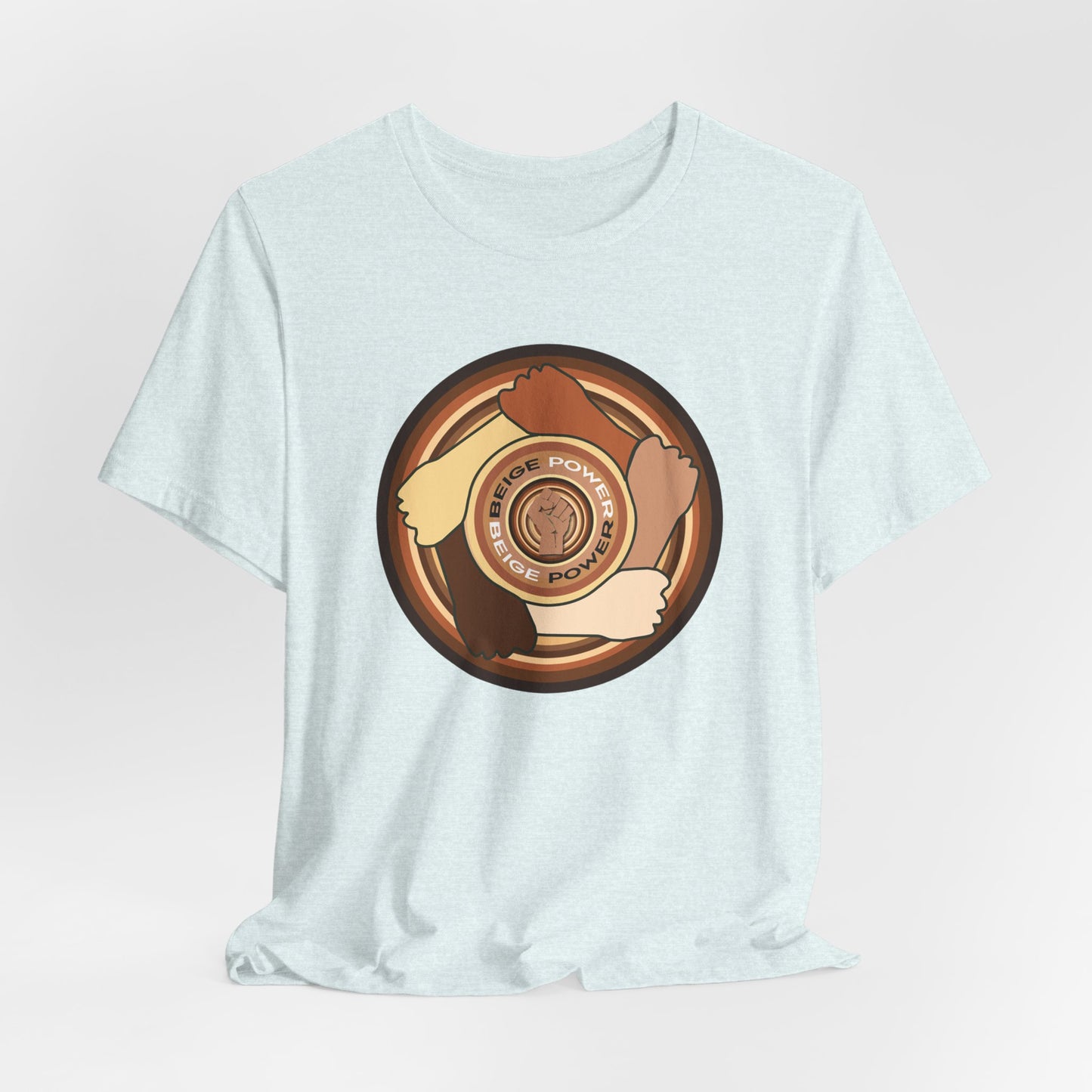 Beige Power T-Shirt Short Sleeve