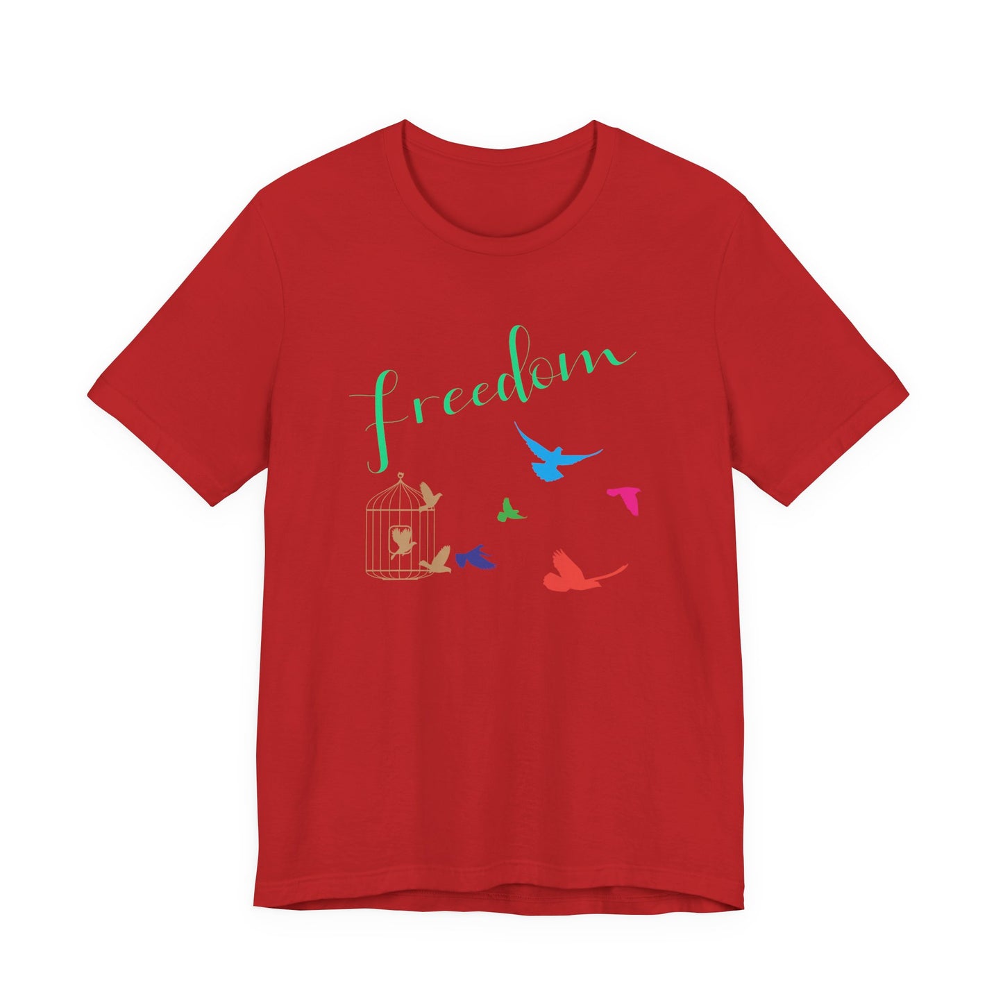 Freedom Birds T‑Shirt Short Sleeve