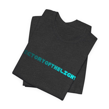 Victory Of The Light  Blue Banner T-Shirt Short Sleeve