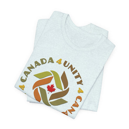 Unity 4 Canada Earth Tones T-Shirt Short Sleeve