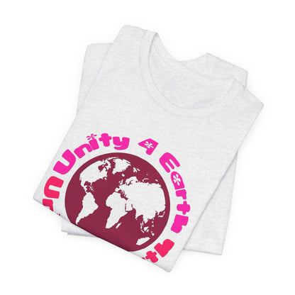 Unity 4 Earth Pink T-Shirt Short Sleeve