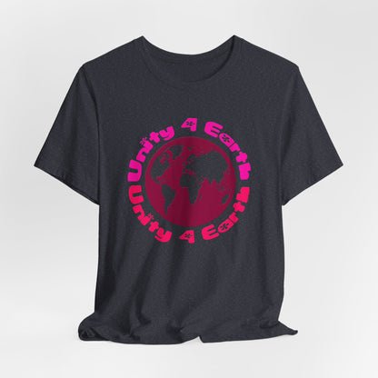 Unity 4 Earth Pink T-Shirt Short Sleeve