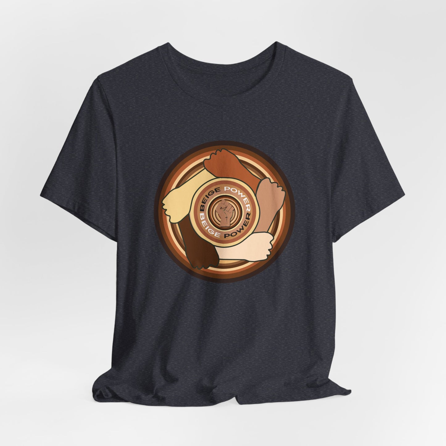 Beige Power T-Shirt Short Sleeve