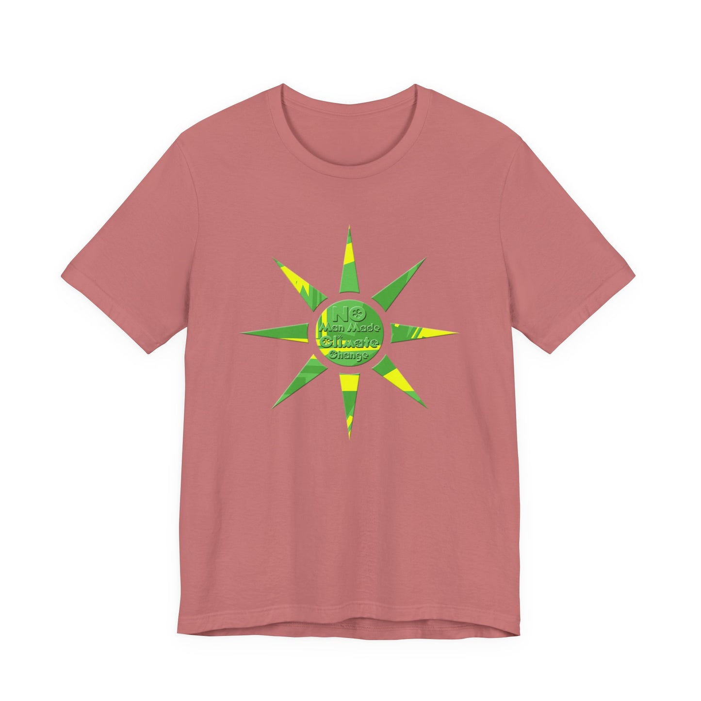 No Man Made Climate Change T-Shirt Short Sleeve