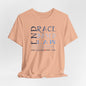 END RACE BASED LAW Canada Slim Blue T-Shirt Short Sleeve