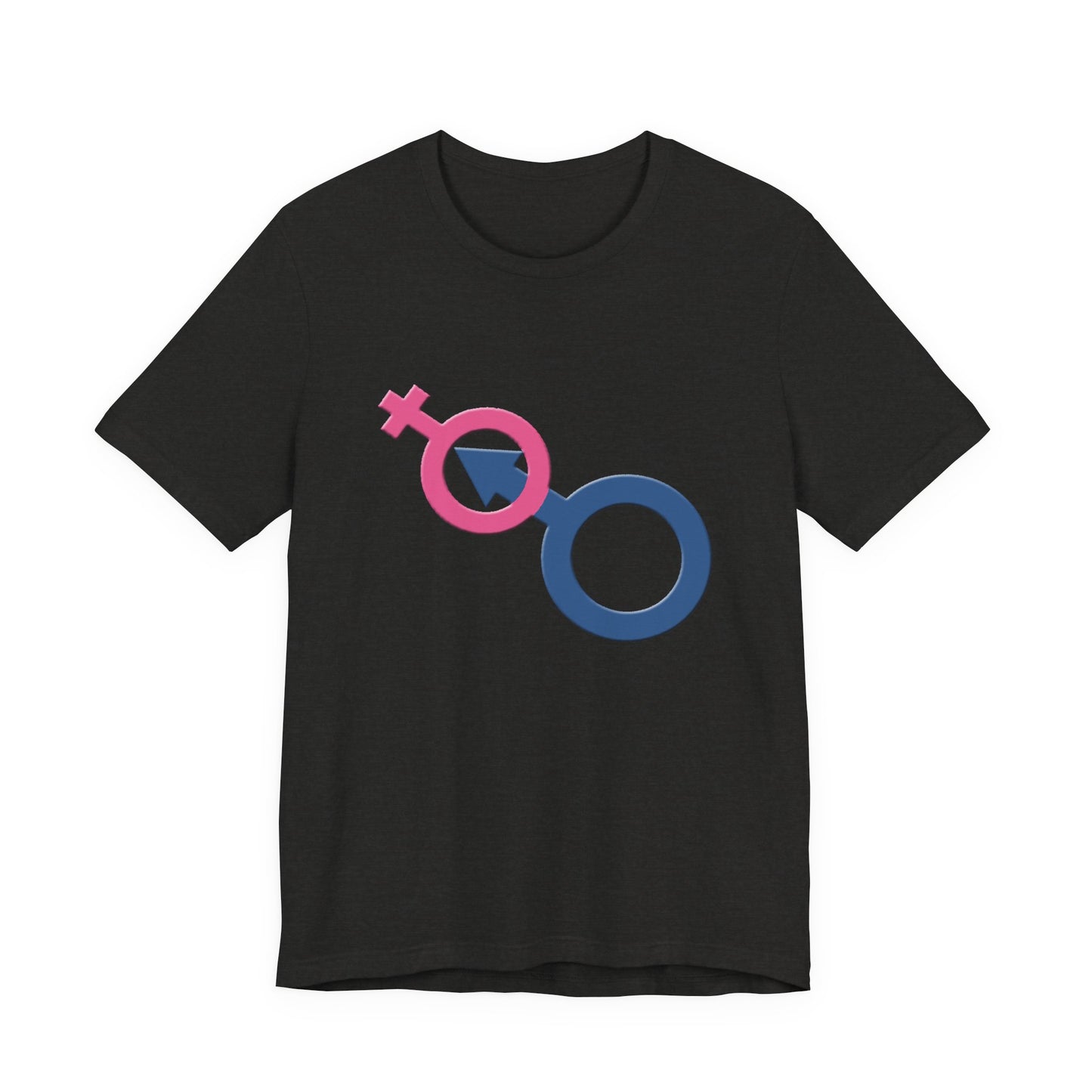 Man In Woman T-Shirt Short Sleeve