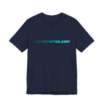 Victory Of The Light  Blue Banner T-Shirt Short Sleeve
