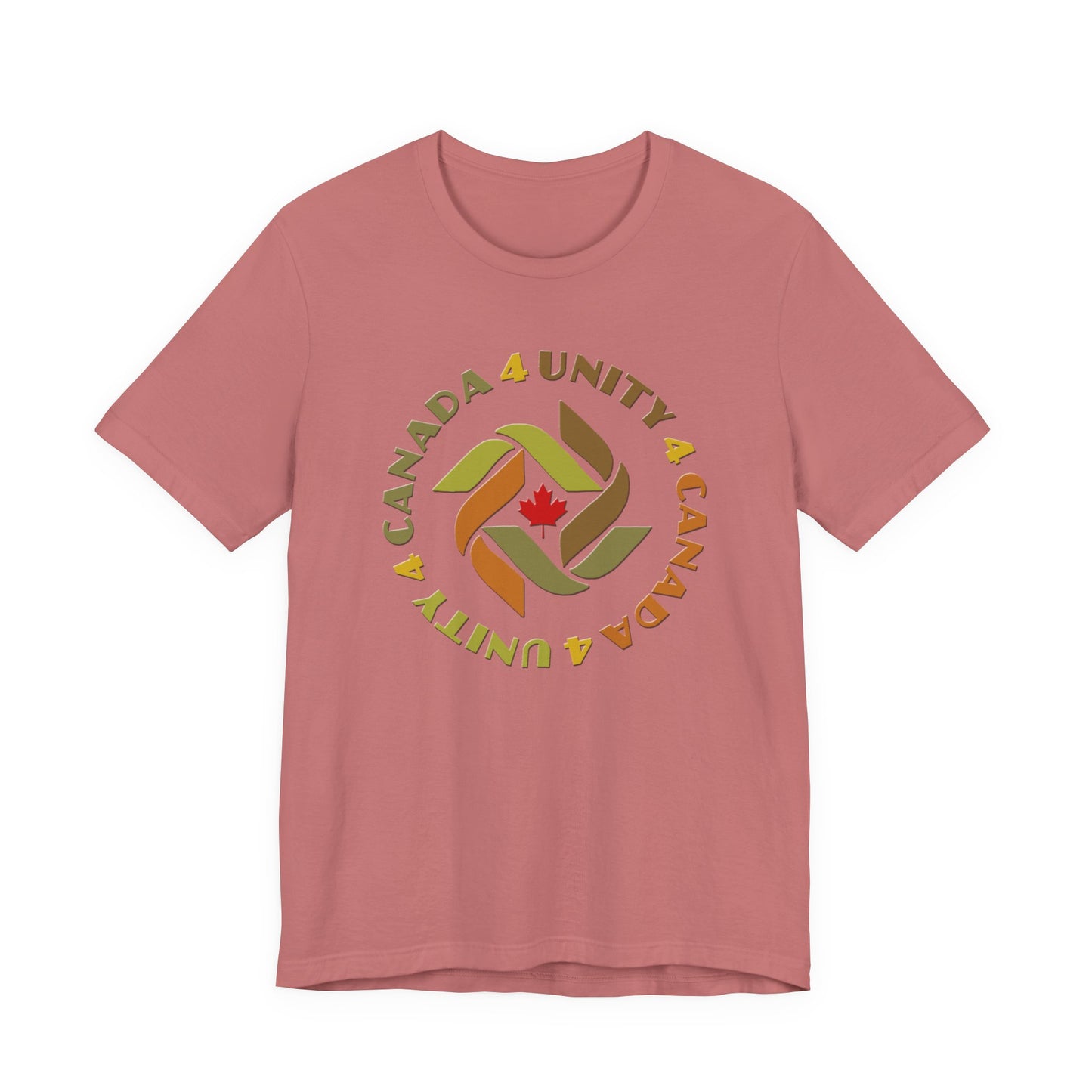 Unity 4 Canada Earth Tones T-Shirt Short Sleeve