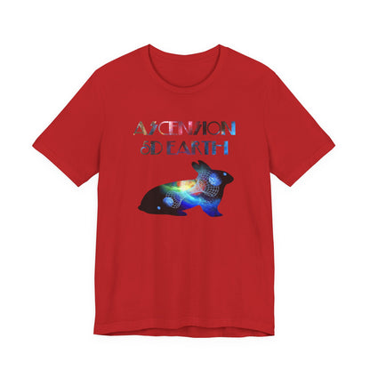 Ascension 5D Earth Rabbit T-Shirt Short Sleeve