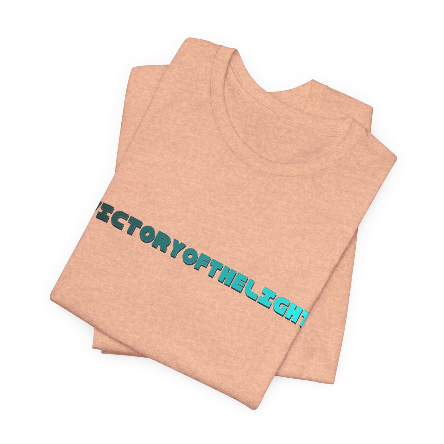 Victory Of The Light  Blue Banner T-Shirt Short Sleeve