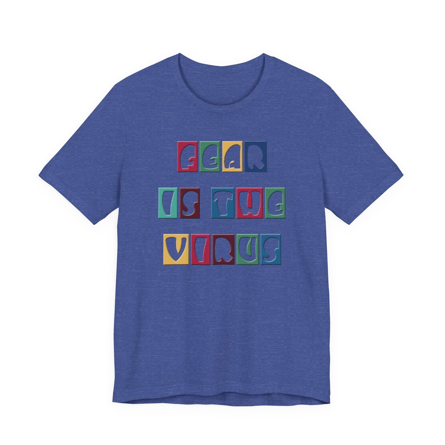 Fear Is The Virus 8 Multi Colour T-Shirt Short Sleeve