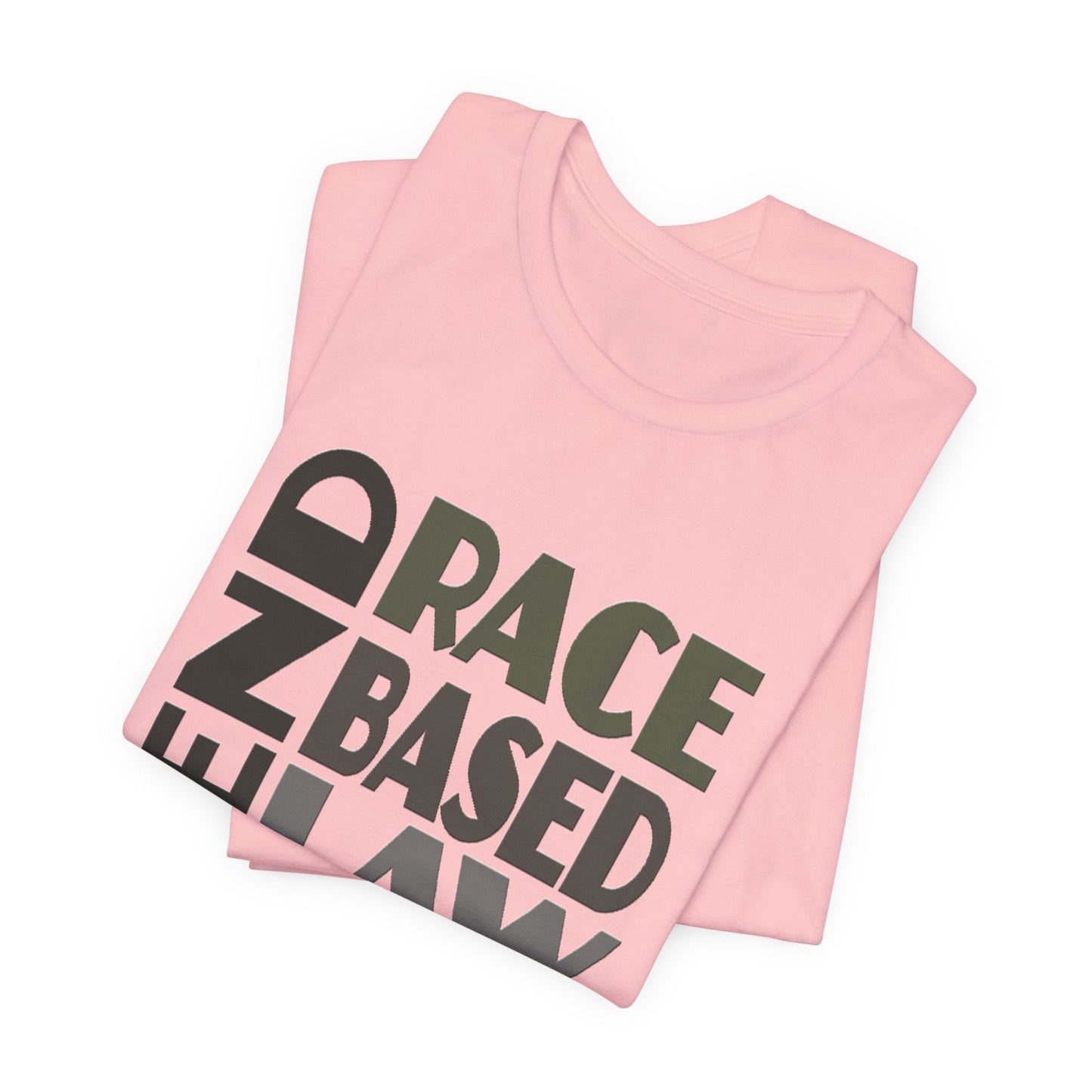 END RACE BASED LAW Grey T-Shirt Short Sleeve