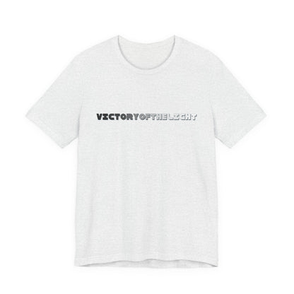 Victory Of The Light Grey Banner T-Shirt Short Sleeve