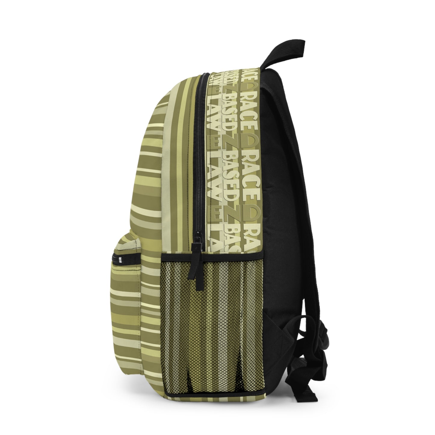 END RACE BASED LAW Beige Backpack