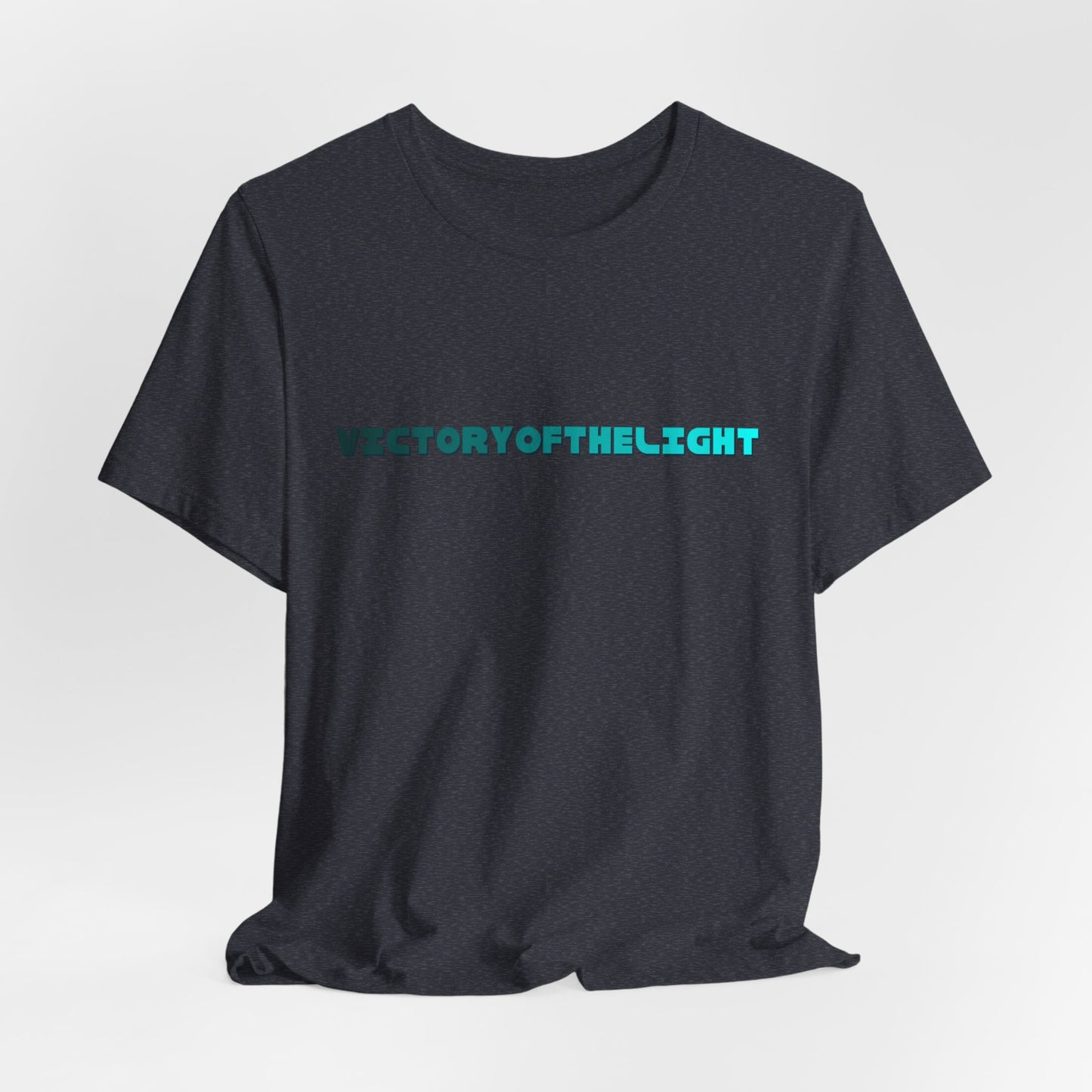 Victory Of The Light  Blue Banner T-Shirt Short Sleeve