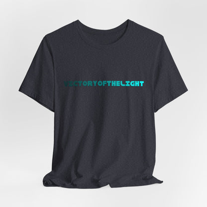 Victory Of The Light  Blue Banner T-Shirt Short Sleeve