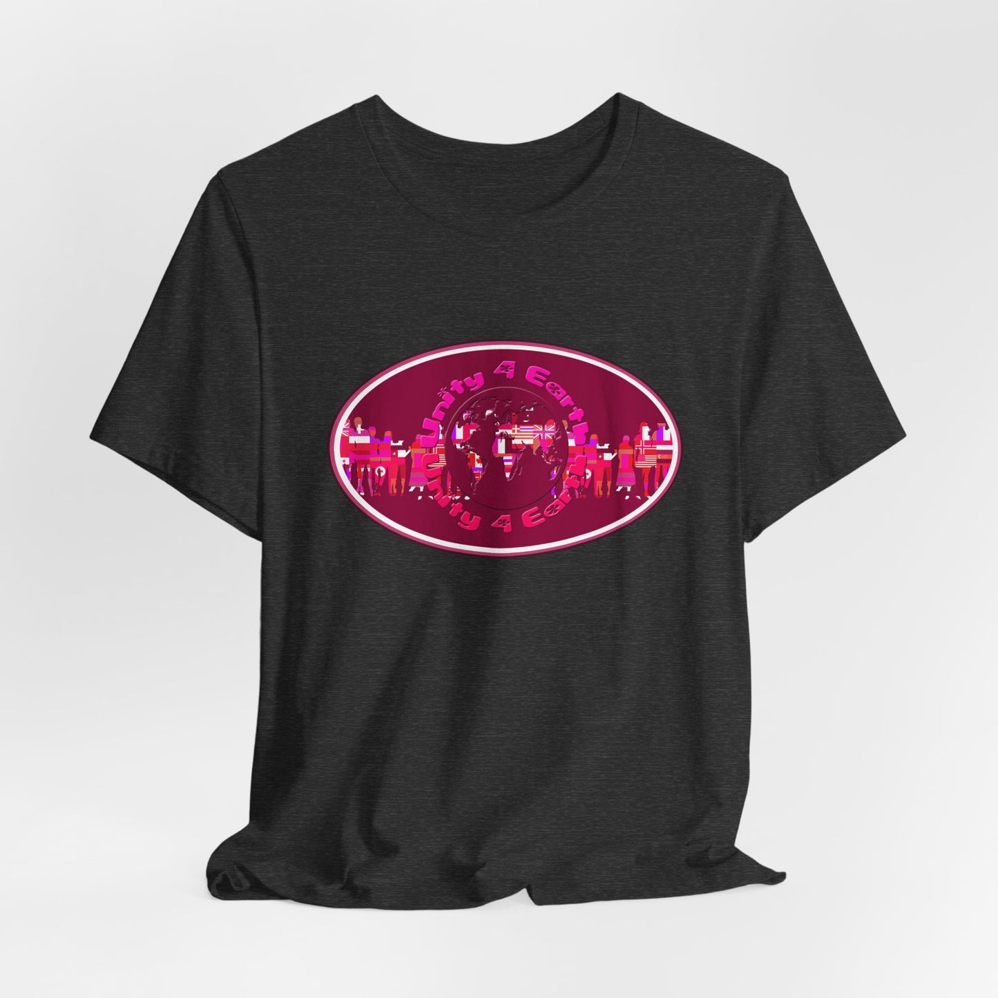 Unity 4 Earth Oval T-Shirt Short Sleeve
