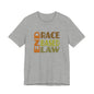 END RACE BASED LAW Earth Tones T-Shirt Short Sleeve