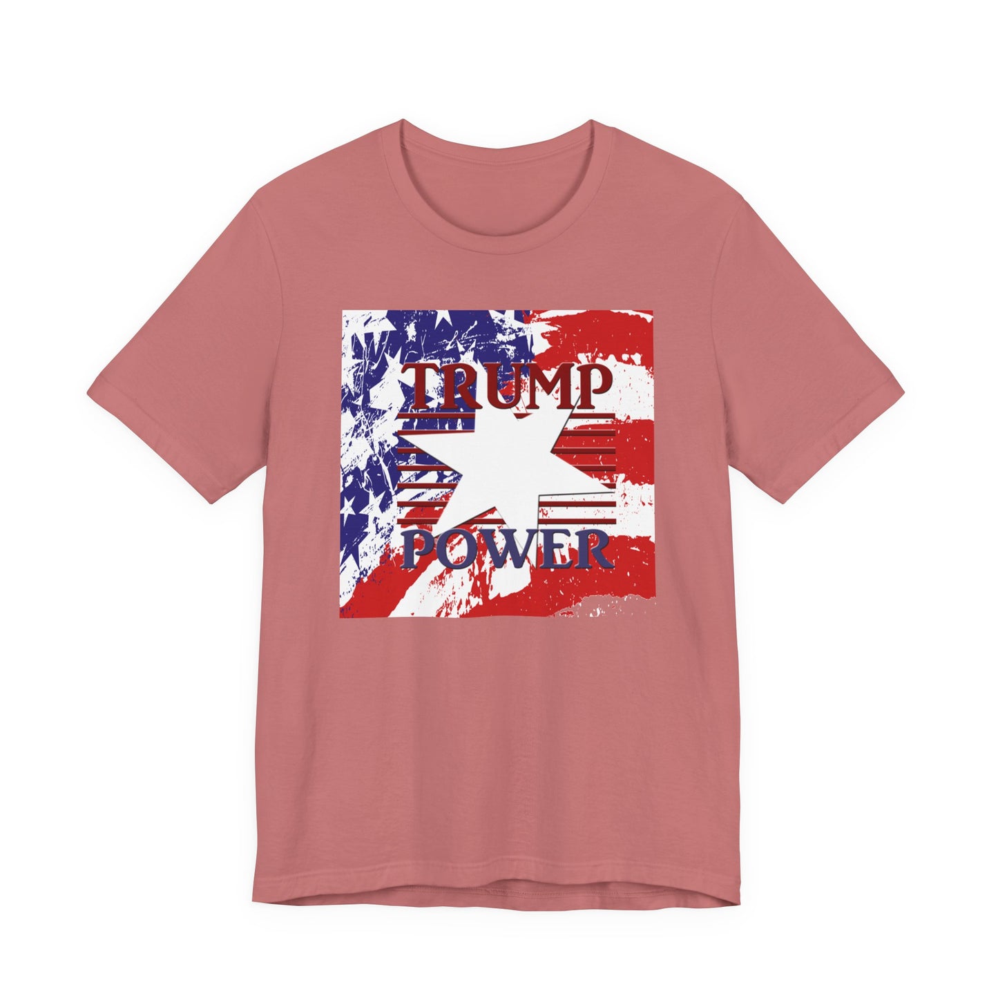 TRUMP POWER Stars and Stripes T-Shirt Short Sleeve