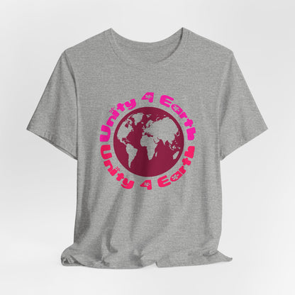 Unity 4 Earth Pink T-Shirt Short Sleeve