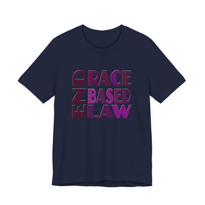 END RACE BASED LAW Purple T-Shirt Short Sleeve