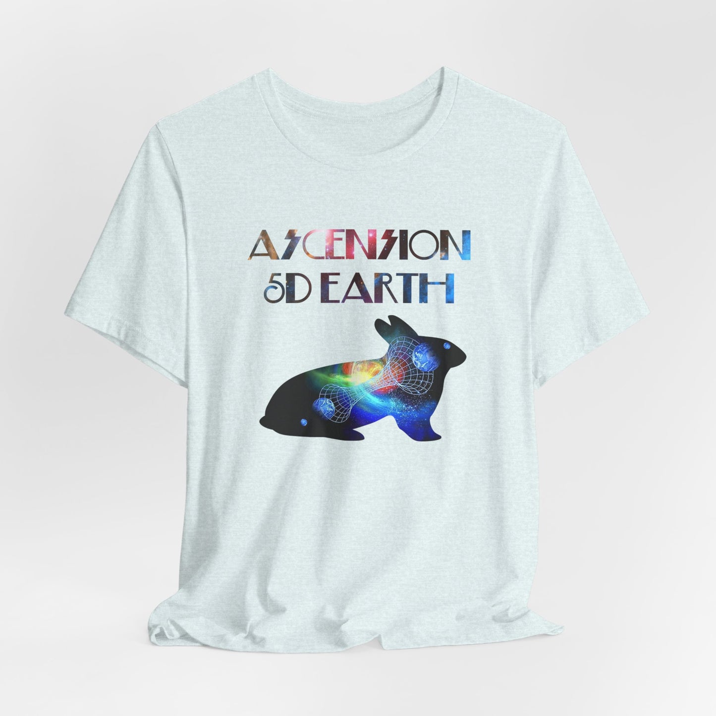 Ascension 5D Earth Rabbit T-Shirt Short Sleeve