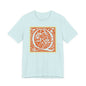Q Scroll Orange T-Shirt Short Sleeve