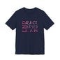 END RACE BASED LAW Slim Pink T-Shirt Short Sleeve