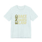 END RACE BASED LAW Beige T-Shirt Short Sleeve