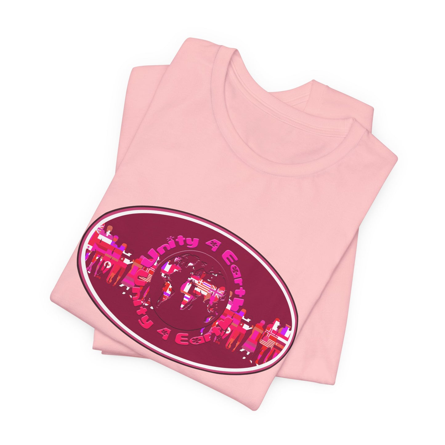 Unity 4 Earth Oval T-Shirt Short Sleeve