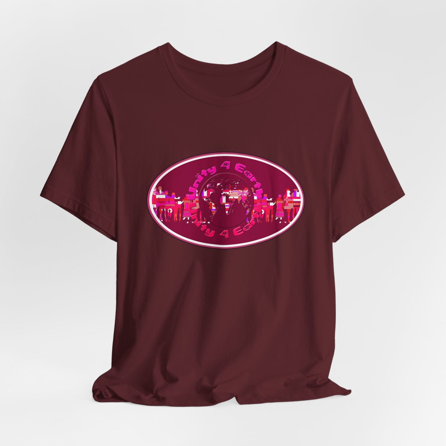 Unity 4 Earth Oval T-Shirt Short Sleeve