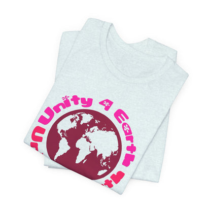 Unity 4 Earth Pink T-Shirt Short Sleeve