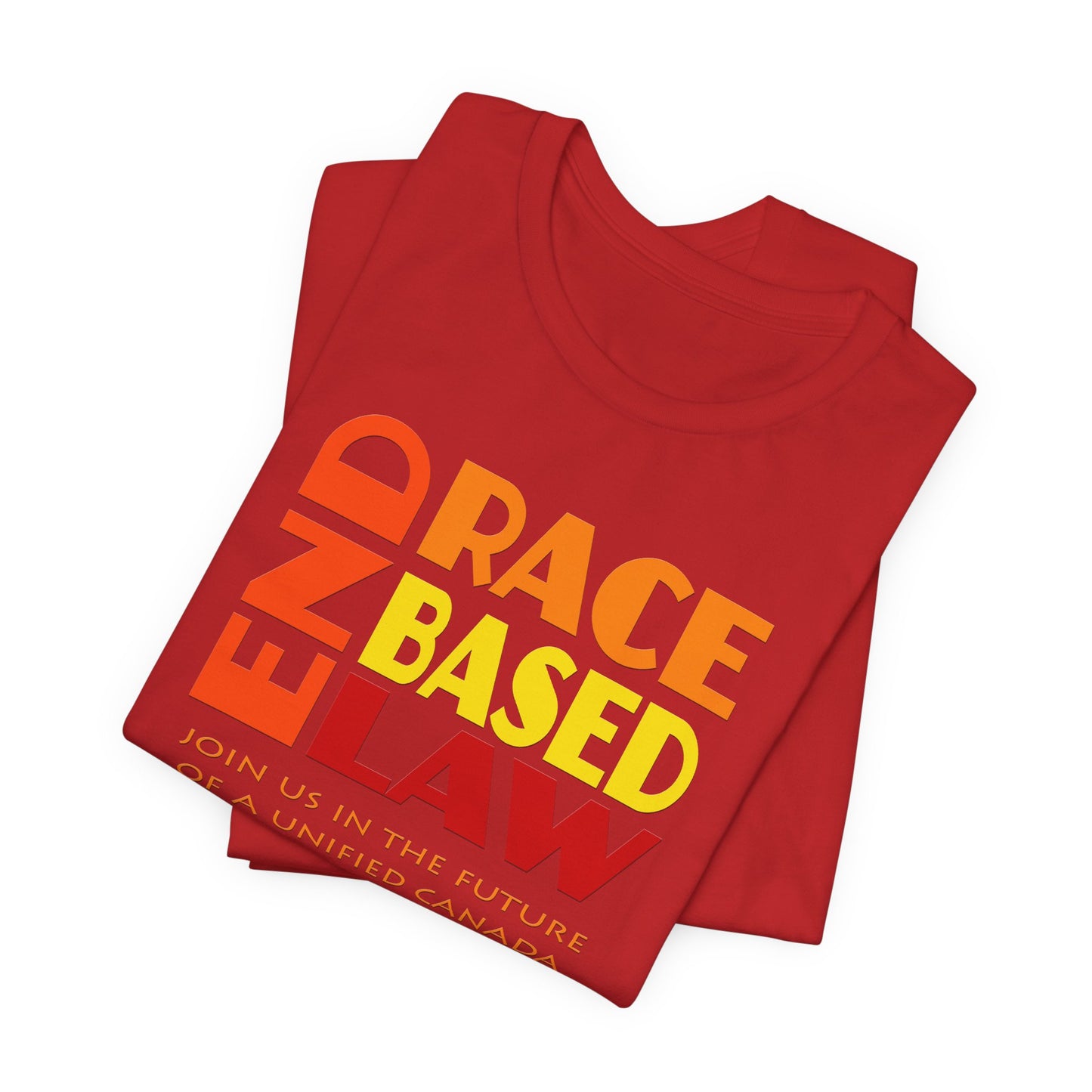 END RACE BASED LAW Canada Sunset T-Shirt Short Sleeve